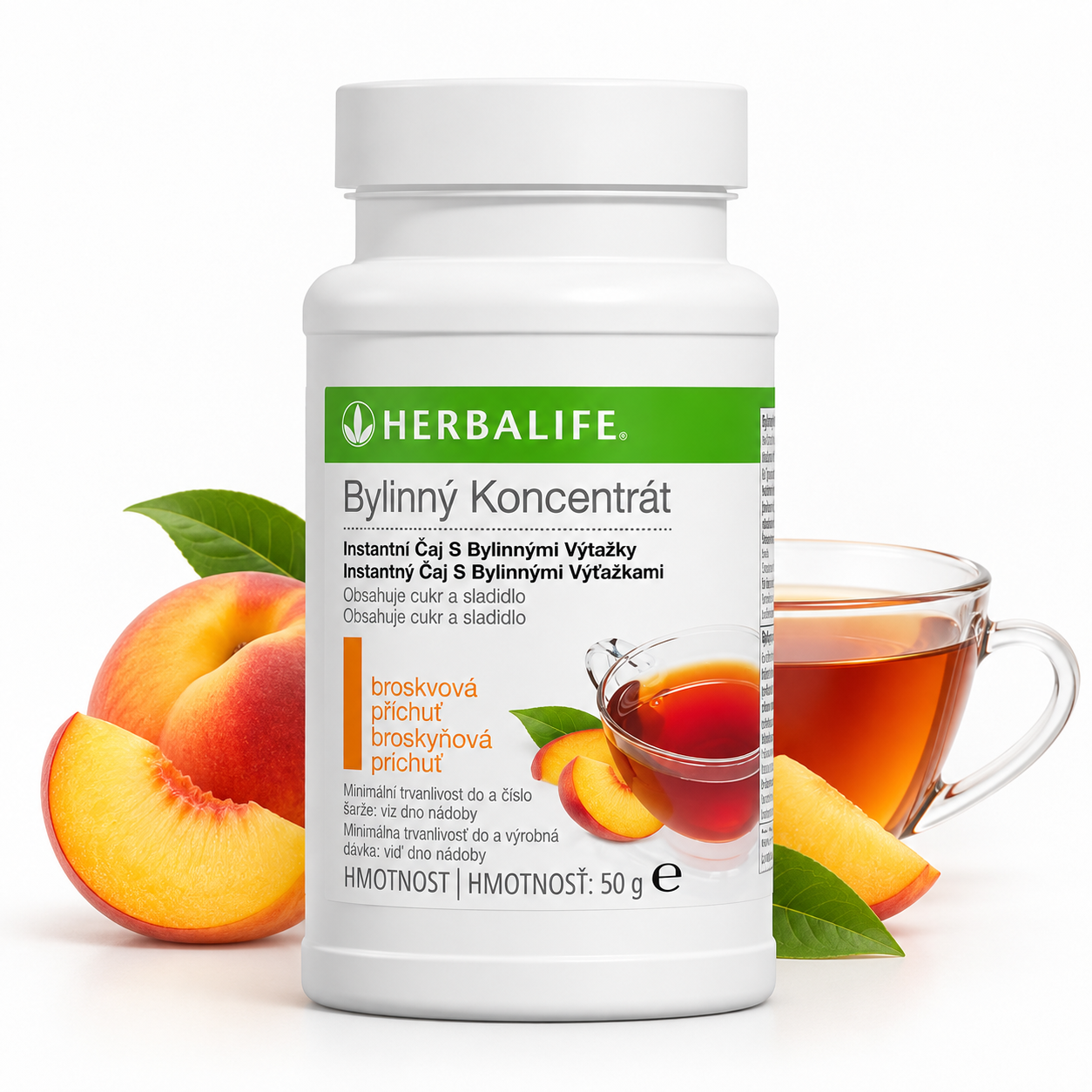Herbalife bylinný čaj | Broskyňa 🍑 51g | 30 por.