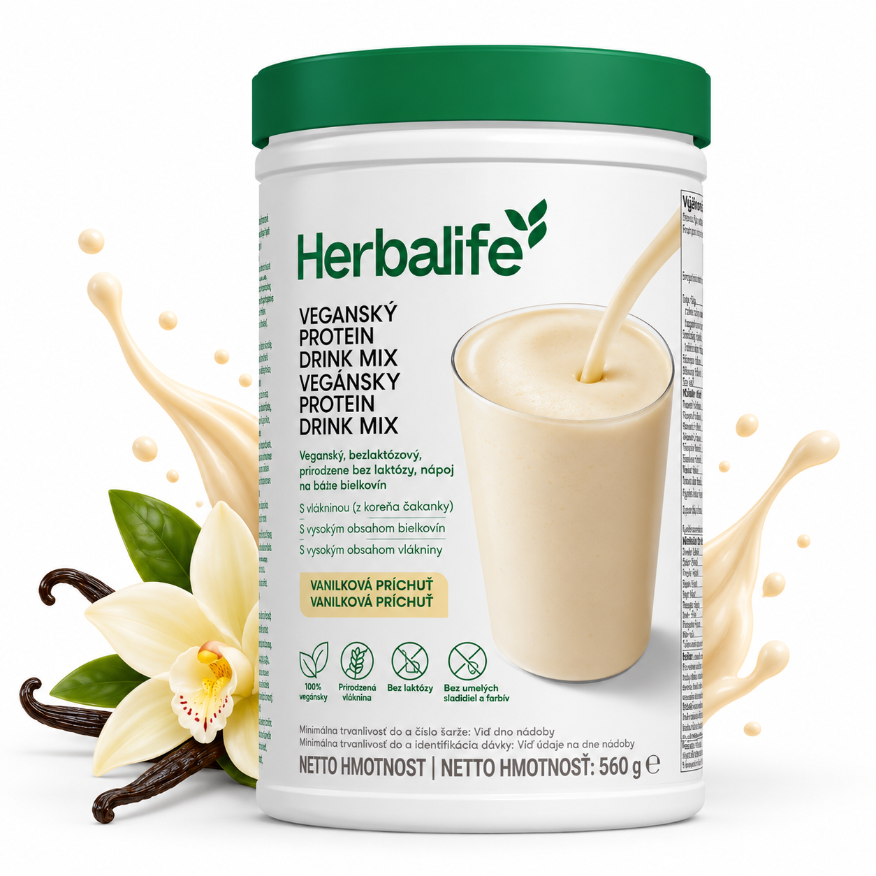 Herbalife Protein Drink Mix Vegánsky 🌱 560g 21 por.