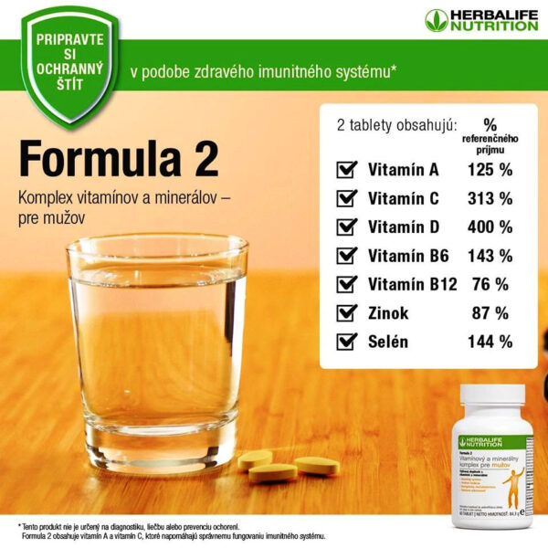 Formula 2 Vitamínový a minerálny komplex pre mužov - Image 2