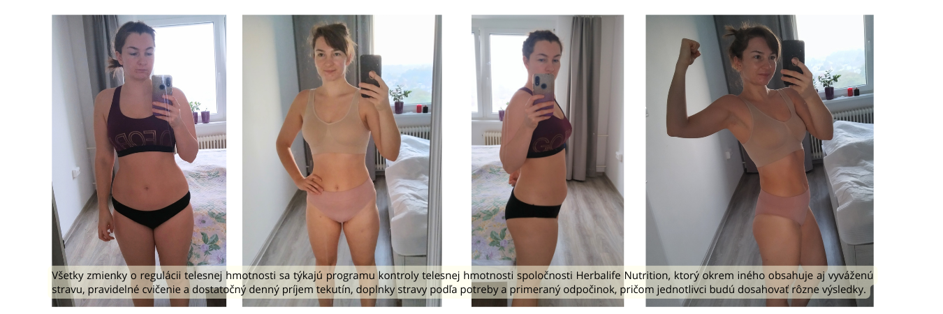 Moje výsledky so zmenou životného štýlu s Herbalife