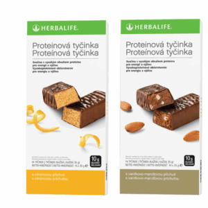 2x herbalife proteínové tyčinkx