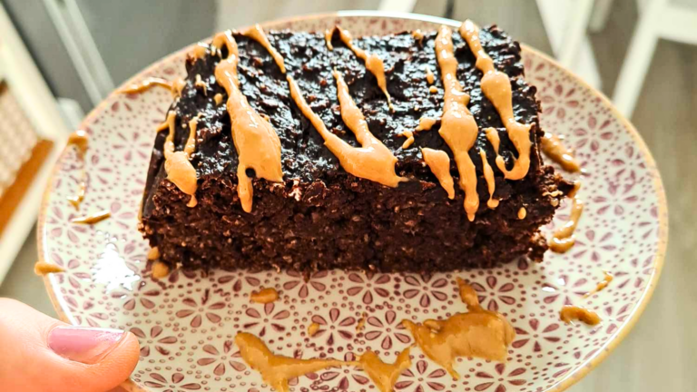 recept jablkový fit brownie