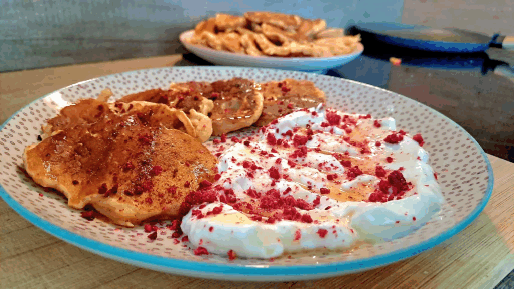 recept jablkové lievance