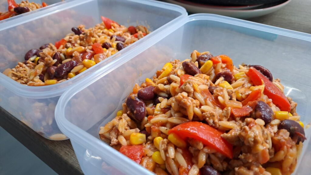 recept orzoto do krabičky na 3 dni