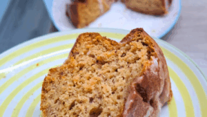 recept banánová bábovka bez cukru