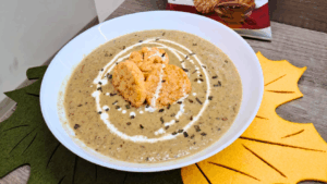 hustá polievka z pečených húb