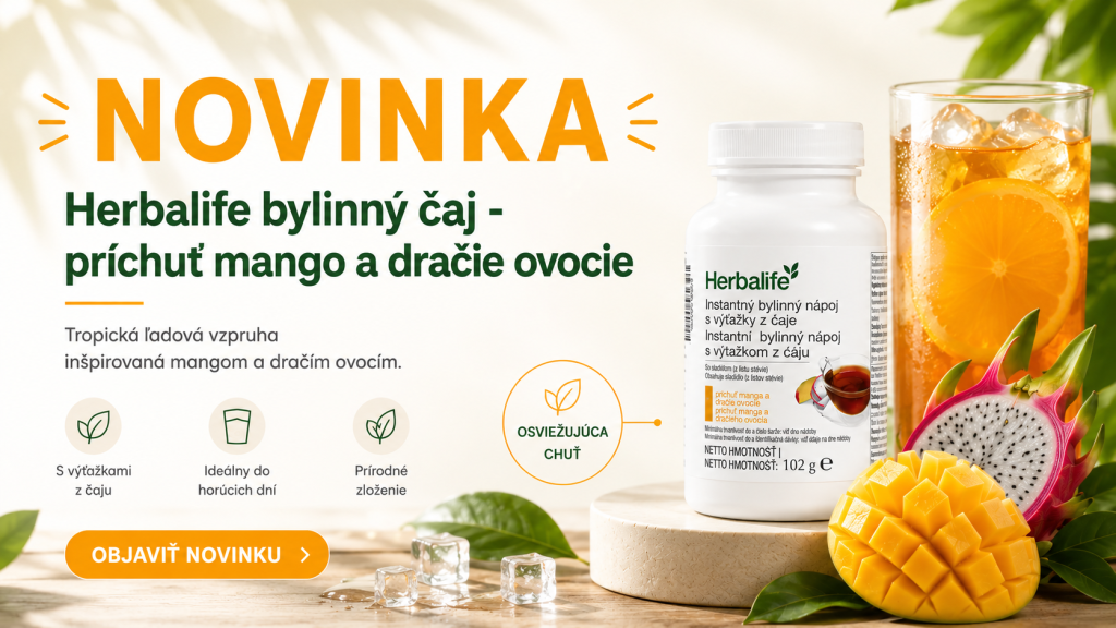 herbalife caj mango a dracie ovocie