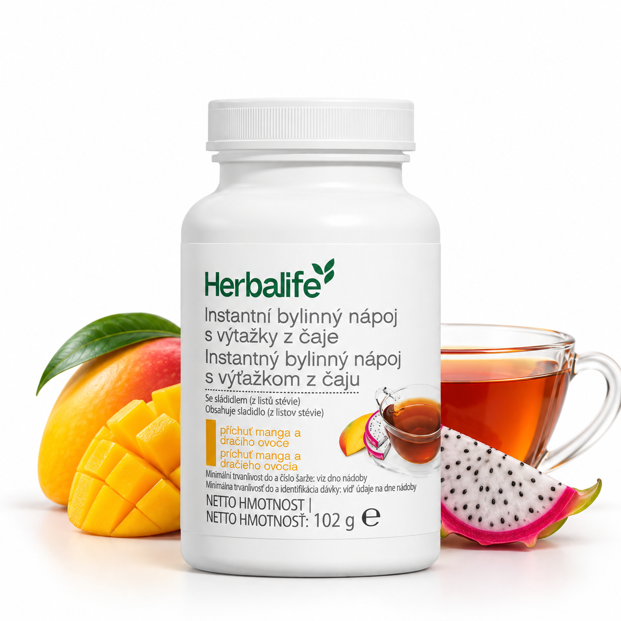 Herbalife bylinný čaj | Mango a dračie ovocie 100g 🌱 | 60 por.