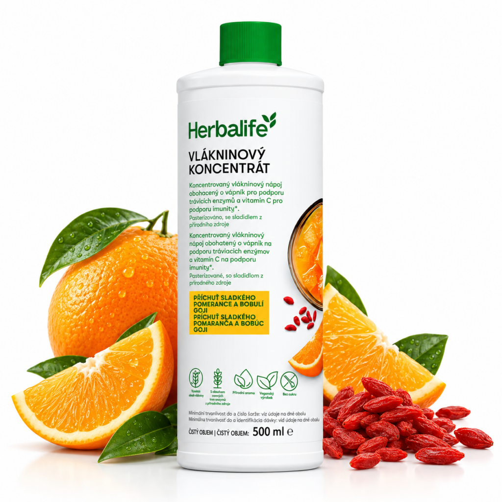 Herbalife Vlákninový koncentrát |🍊 pomaranč a goji 500 ml