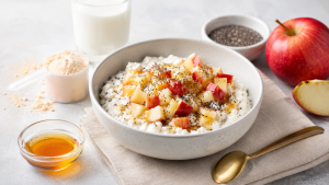 Recept Krémové fit raňajky s jablkom a tvarohom