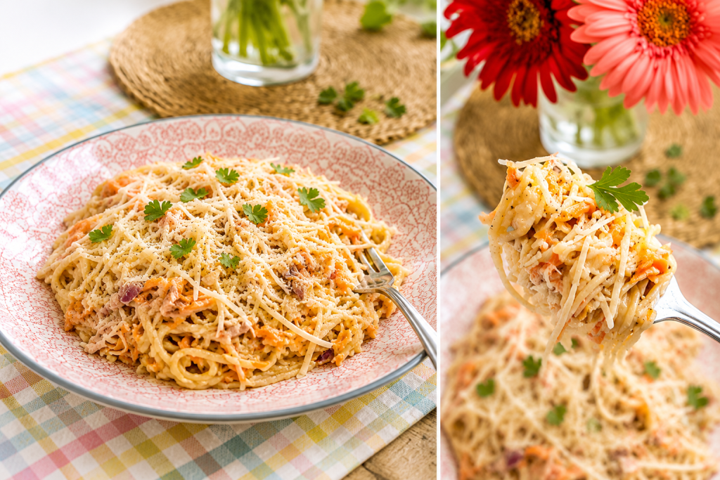 fit špagety ala carbonara