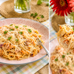 fit špagety ala carbonara