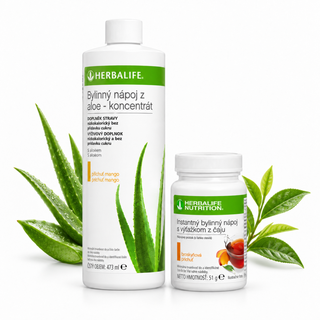 Herbalife Aloe a bylinný čaj | energia, sústredenie, pitný režim